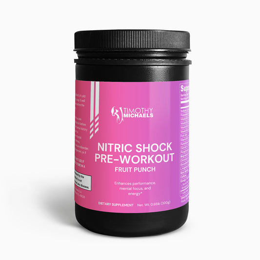 Nitric Shock Pre-Workout Powder (Fruit Punch)