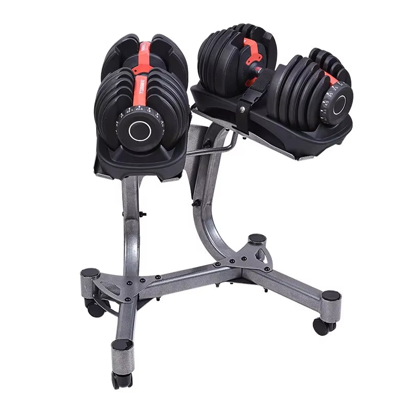 In Stock Dropshipping 52.5LB 24KG 552 Dumbeblls Fitness Equipment Adjustable Dumbbell