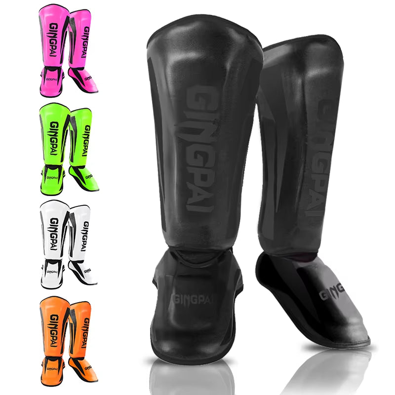 Kickboxing Boxing Shin Guard Pads Muay Thai Martial Arts Sanda Wushu Leg Protector Taekwondo Ankle Guards